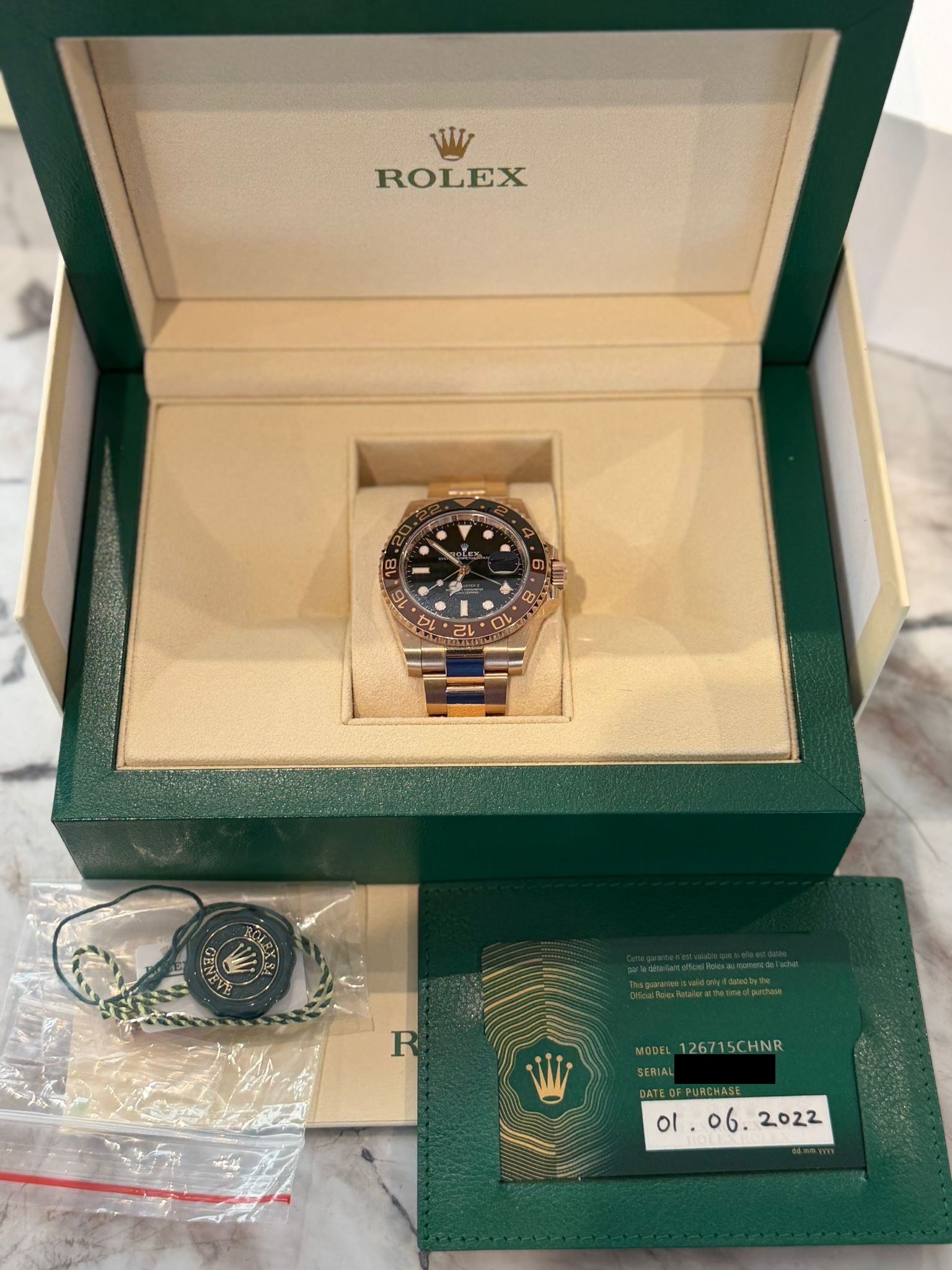Rolex GMT-Master II “Root Beer” 126715CHNR